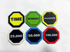 Octagon 44mm Oversized Poker Chips Octagon 44mm Oversized Poker Chips