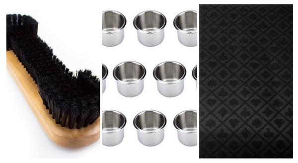 Speed Cloth, Cup Holders, Brush