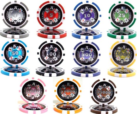 Ace Casino 14 Gram Clay Poker Chips
