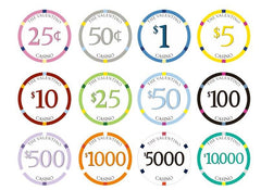 Casino Valentino Ceramic Poker Chips Casino Valentino Ceramic Poker Chips