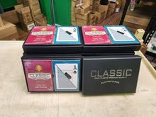 1 Dozen 12 Sets Green Burgundy Classic Ten 100% Plastic Playing Cards Poker Size Jumbo Index
