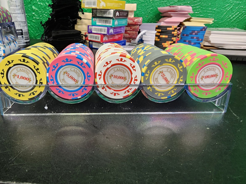 25 Cents Casino Royale Smooth 14 Gram Poker Chips