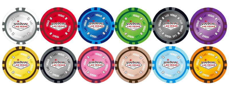 1000 Las Vegas Smooth 14 Gram Poker Chips