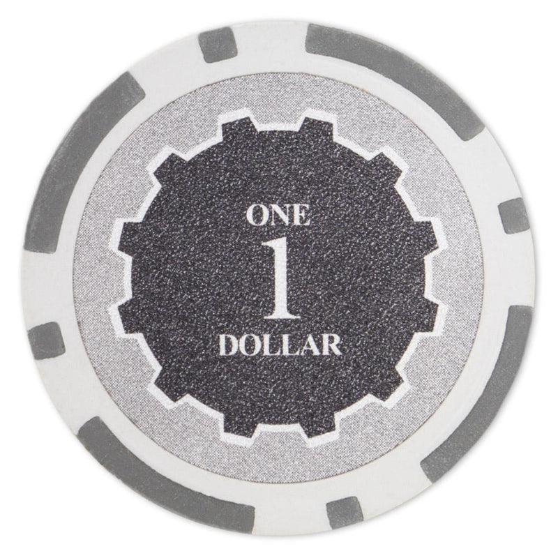 CLEARANCE $1 One Dollar Eclipse 14 Gram Poker Chips - 400 CHIPS