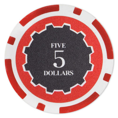 CLEARANCE $5 Five Dollar Eclipse 14 Gram Poker Chips - 500 CHIPS