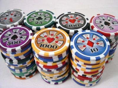 CLEARANCE $50 Fifty Dollar High Roller 14 Gram - 500 Poker Chips