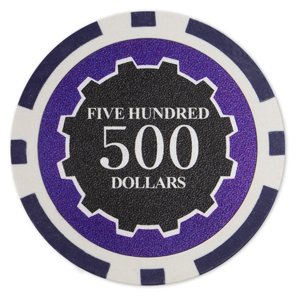 CLEARANCE $500 Five Hundred Dollar Eclipse 14 Gram Poker Chips - 500 CHIPS