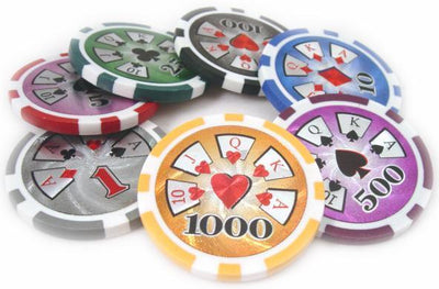 CLEARANCE $500 Five Hundred Dollar High Roller 14 Gram - 500 Poker Chips