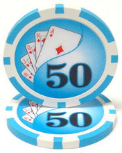 $50 Fifty Dollar Yin Yang 13.5 Gram - 100 Poker Chips