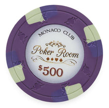 CLEARANCE $500 Purple Monaco Club 13.5 Gram - 425 Poker Chips