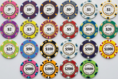 Monte Carlo Smooth 14 Gram Poker Chips