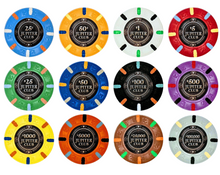 Jupiter Club 43mm Pure Clay Poker Chips