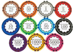 Eclipse Smooth 14 Gram Poker Chips