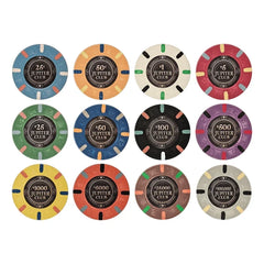 Jupiter Club 43mm Pure Clay Poker Chips