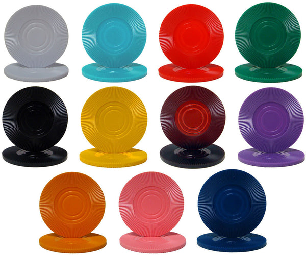 Radial Inerlocking 2 Gram Plastic Poker Chips