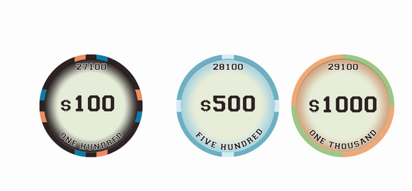 Game Security Serialized 43mm Poker Chips