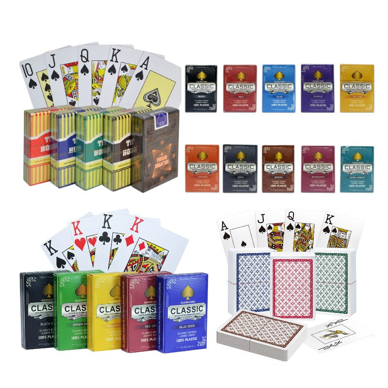 20 Decks Special Texas Hold'em, Classic, or TPS 100% Plastic Playing C