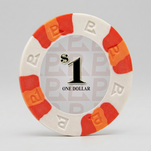 $1 White Nexgen Remix Pro Clay Poker Chips