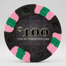 $100 Black Nexgen Remix Pro Clay Poker Chips
