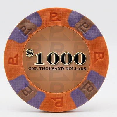 $1000 Orange Nexgen Remix Pro Clay Poker Chips