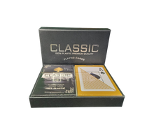 Black Gold Classic Ten 100% Plastic Playing Cards Poker Size Jumbo Index