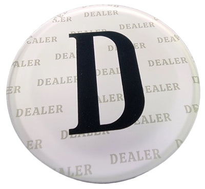 Acrylic Huge Double Sided Dealer Button 3INCH