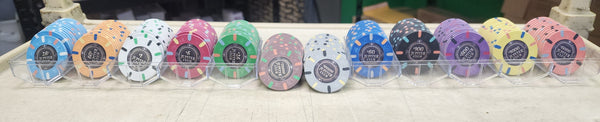 Sample Pack Jupiter Club 43mm Pure Clay Poker Chips