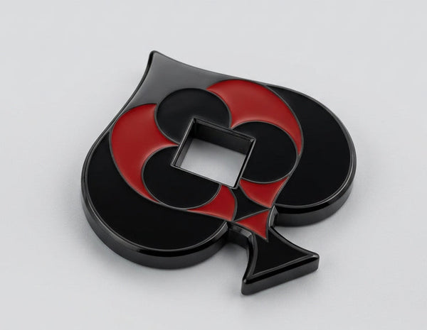 Spade Black Red Poker Card Guard