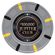 $100,000 Jupiter Club 43mm Pure Clay Poker Chips - The Poker Store .Com