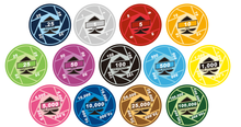 100 Turbo Ceramic 10 Gram Poker Chips