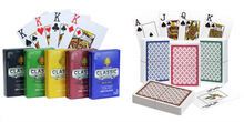 18 Bridge Decks Classic & TPS 100% Plastic Playing Cards Jumbo Index