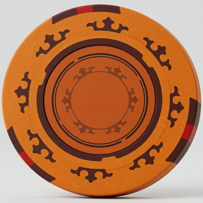 Orange Crown Casino Royale 14 Gram Poker Chips