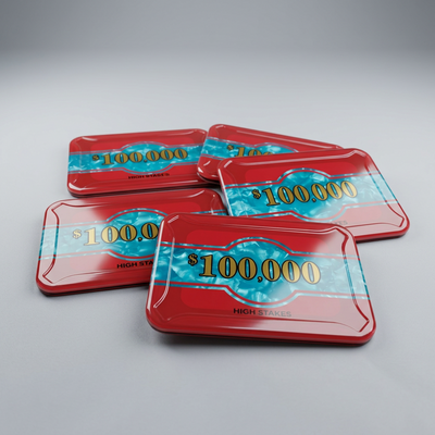 High Stakes $100,000 Poker Plaque