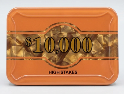 High Stakes $10,000 Poker Plaque