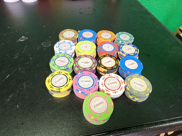 $25,000 Casino Royale Smooth 14 Gram Poker Chips