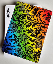 Rainbow Formal Design Stiff Cut Cards Poker Wide Size (3 PCS)