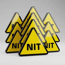 10 Pack Nit Acrylic Poker Button for The Nit Stand Up Game