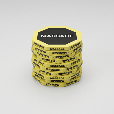 Massage Octagon 44MM Oversized Poker Chips 10 Pack