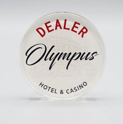 Olympus Dealer Button Acrylic