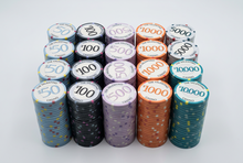 Tournament Setup Casino Valentino Ceramic 500 Poker Chips Special Price