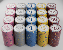 Low Stakes Casino Valentino Ceramic 500 Poker Chips Special Price