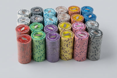 All Colors Las Vegas Smooth 14 Gram 600 Poker Chips 50 Each Color