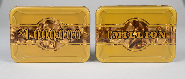 High Stakes Double Sided 1 Million Poker Plaque
