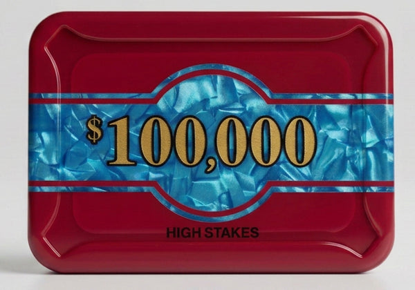 High Stakes $100,000 Poker Plaque