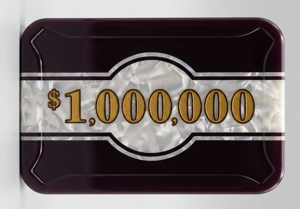 High Stakes $1,000,000 Poker Plaque