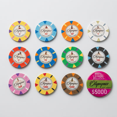 Sample Pack Olympus Pure Clay Poker Chips