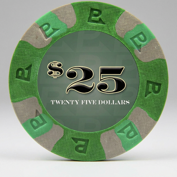 $25 Green Nexgen Remix Pro Clay Poker Chips