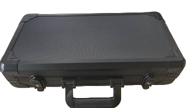 300 Empty Black Heavy Duty Aluminum Poker Case