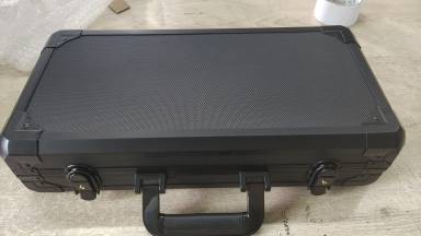 300 Empty Black Heavy Duty Aluminum Poker Case