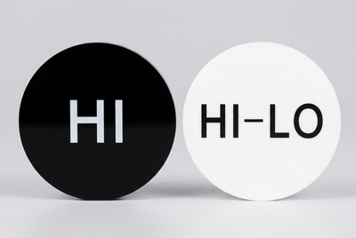 Hi - Hi Lo 3" Omaha Button